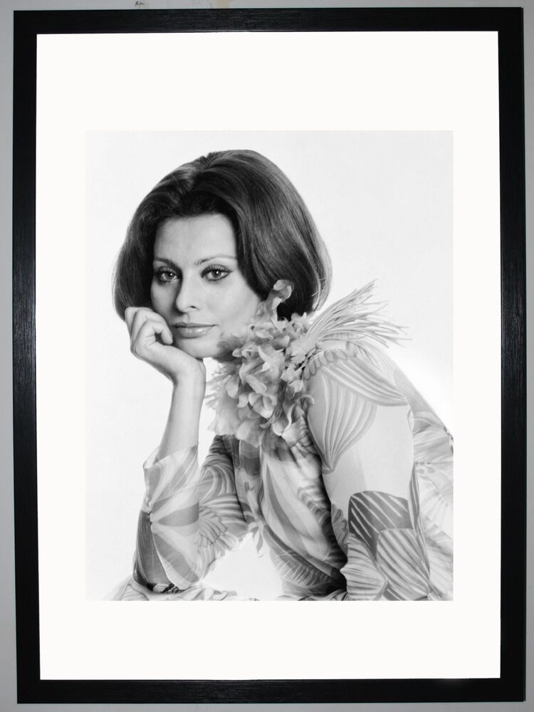 Sophia Loren Framed Art Print by Silver Screen Stars
