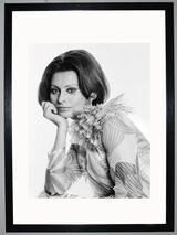 Sophia Loren Framed Art Print by Silver Screen Stars