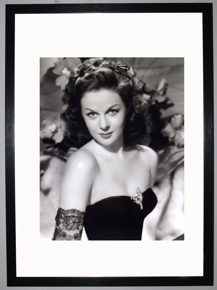 Susan Hayward Framed Art Print by Silver Screen Stars