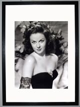 Susan Hayward Framed Art Print by Silver Screen Stars