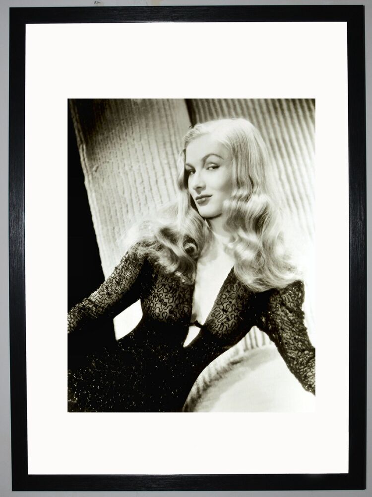Veronica Lake Framed Art Print by Silver Screen Stars