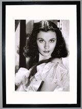 Vivien Leigh Framed Art Print by Silver Screen Stars