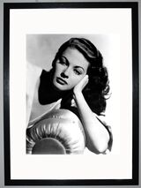 Yvonne DeCarlo Framed Art Print by Silver Screen Stars