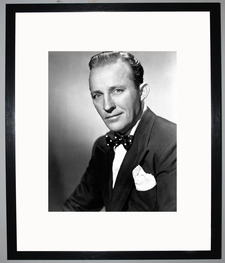 Bing Crosby Framed Art Print by Silver Screen Stars