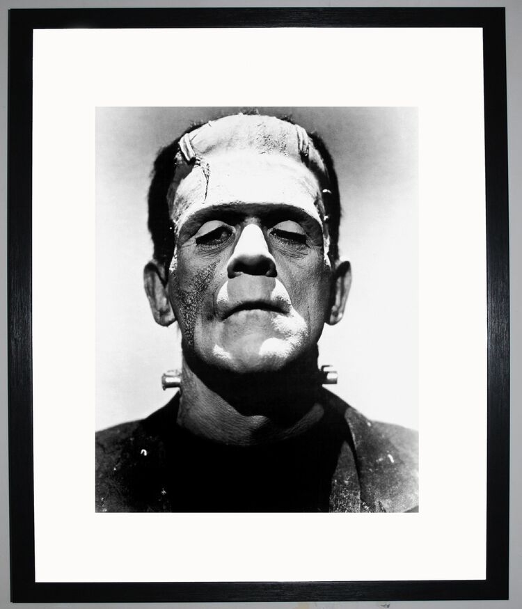 Boris Karloff Framed Art Print by Silver Screen Stars