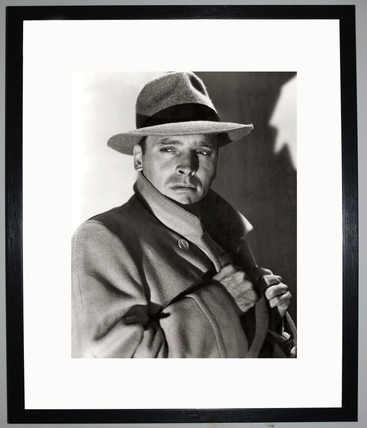 Burt Lancaster Framed Art Print by Silver Screen Stars