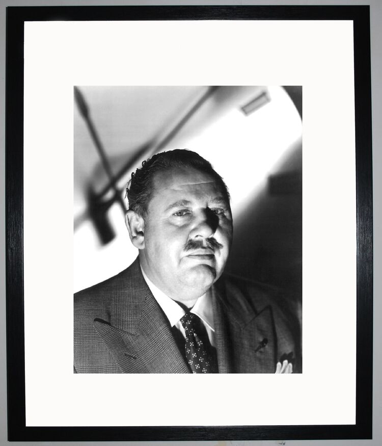 Charles Laughton Framed Art Print by Silver Screen Stars