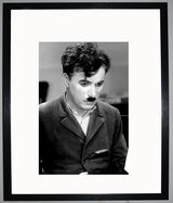 Charlie Chaplin Framed Art Print by Silver Screen Stars