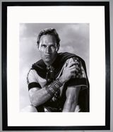Charlton Heston Framed Art Print by Silver Screen Stars
