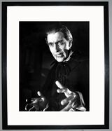 Christopher Lee Framed Art Print by Silver Screen Stars