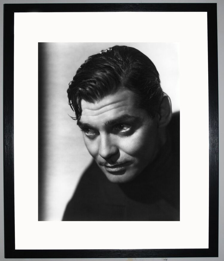 Clark Gable Framed Art Print by Silver Screen Stars
