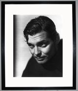Clark Gable Framed Art Print by Silver Screen Stars