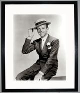 Fred Astaire Framed Art Print by Silver Screen Stars