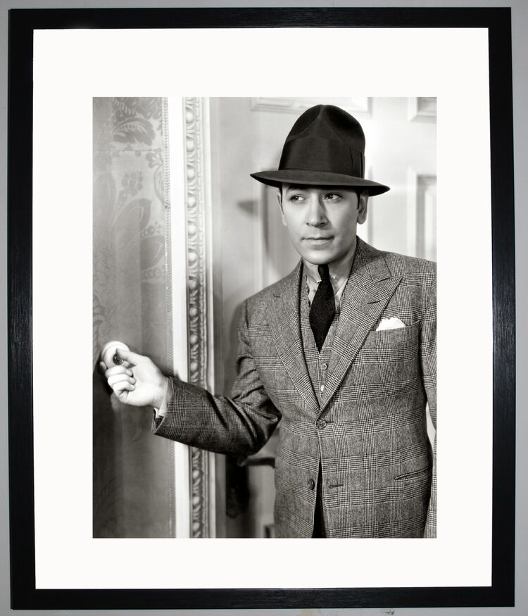George Raft Framed Art Print by Silver Screen Stars