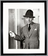 George Raft Framed Art Print by Silver Screen Stars