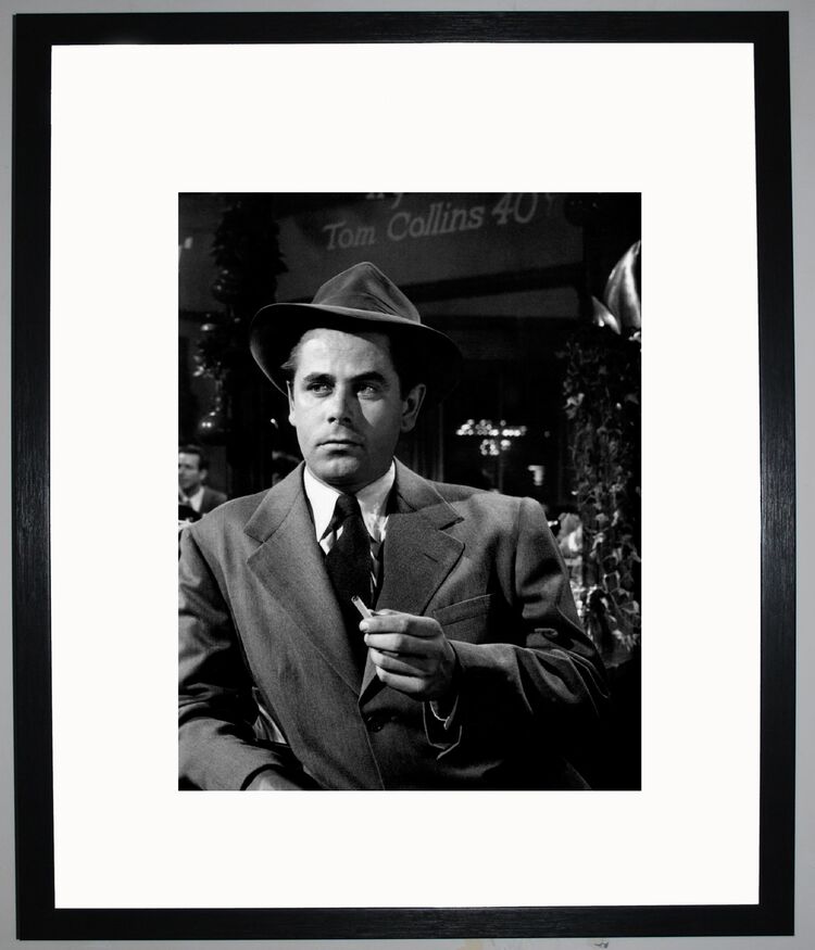 Glen Ford Framed Art Print by Silver Screen Stars