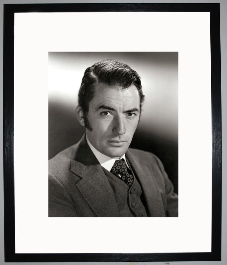 Gregory Peck Framed Art Print by Silver Screen Stars
