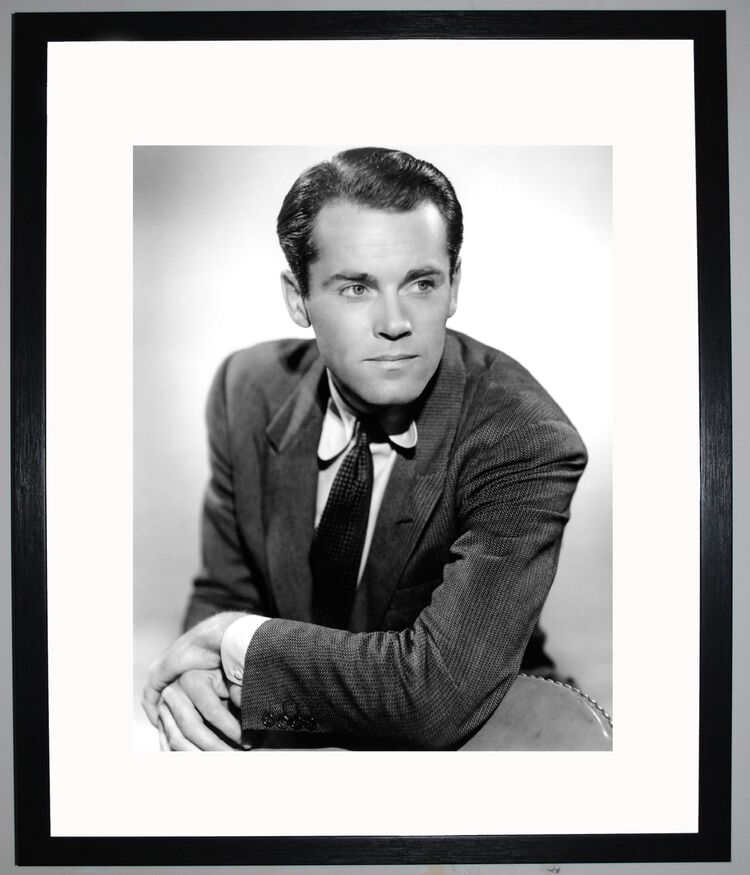 Henry Fonda Framed Art Print by Silver Screen Stars