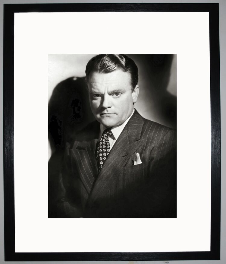 James Cagney Framed Art Print by Silver Screen Stars