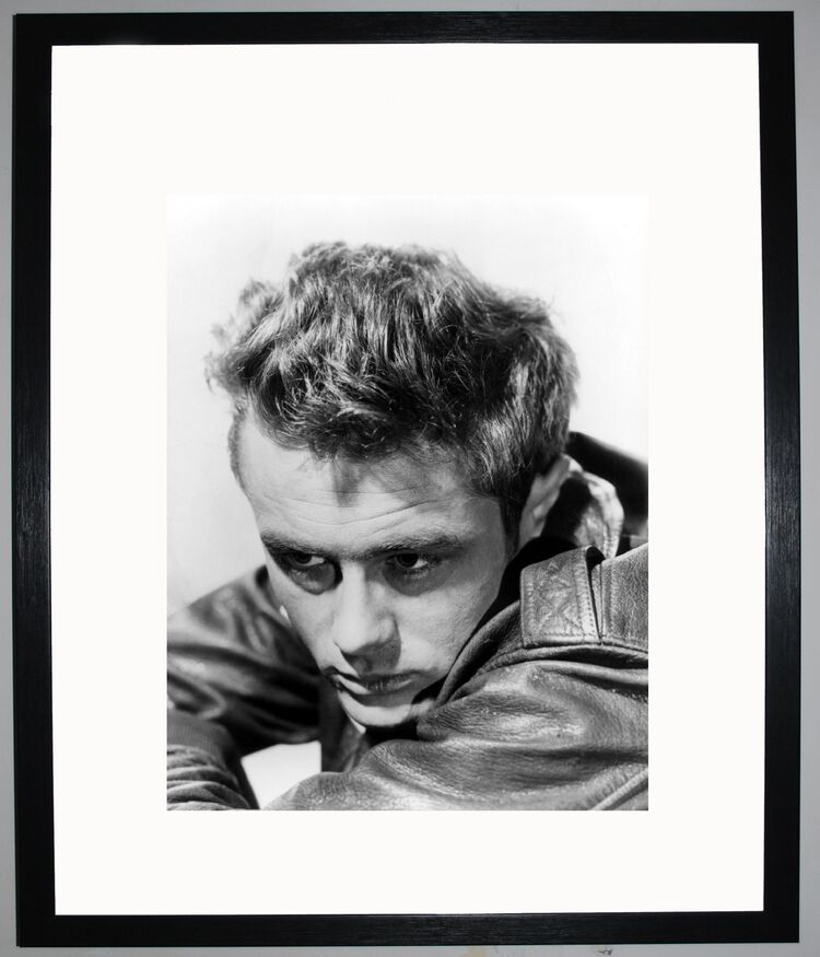 James Dean Framed Art Print by Silver Screen Stars