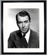 James Stewart Framed Art Print by Silver Screen Stars