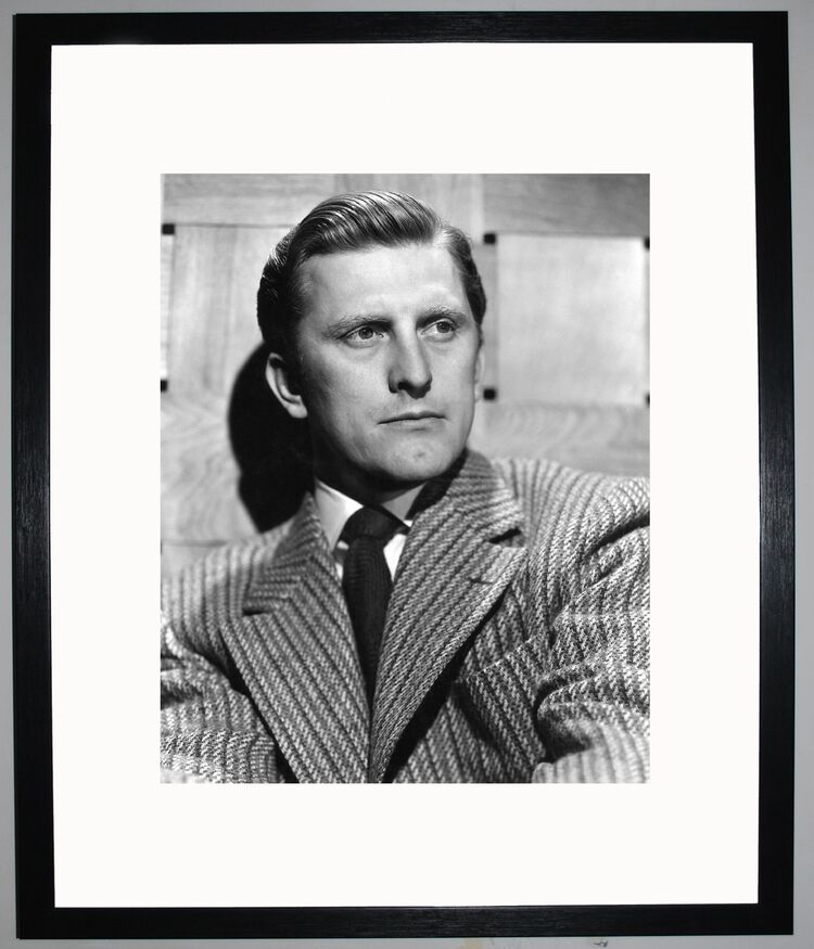 Kirk Douglas Framed Art Print by Silver Screen Stars