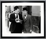 Laurel and Hardy Framed Art Print by Silver Screen Stars