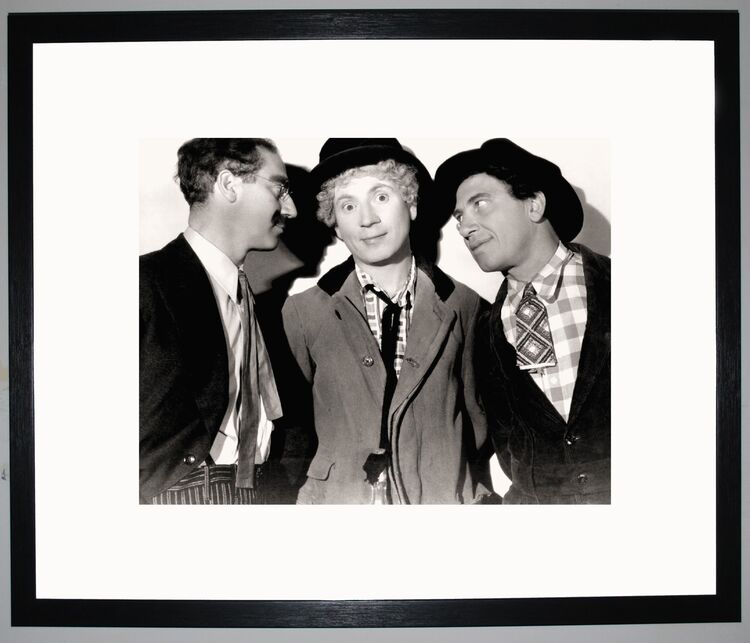 Marx Brothers Framed Art Print by Silver Screen Stars