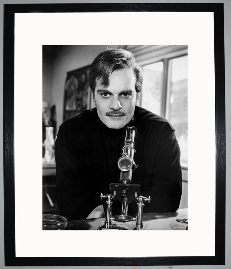 Omar Sharif Framed Art Print by Silver Screen Stars