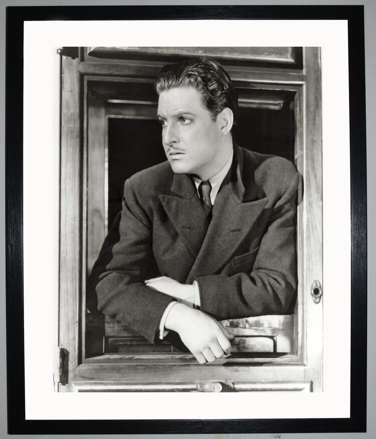 Robert Donat Framed Art Print by Silver Screen Stars