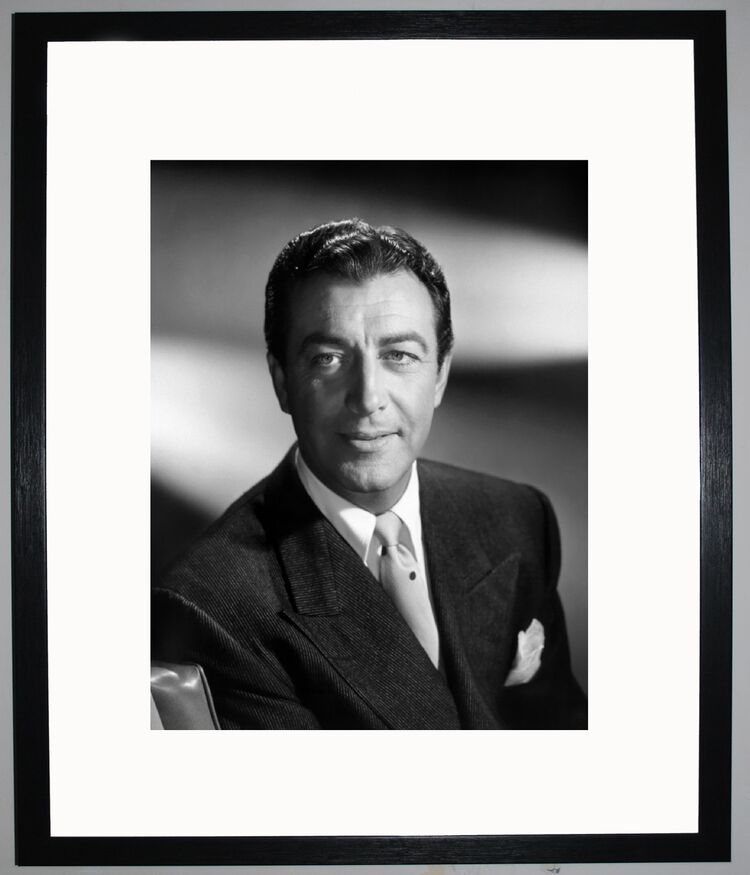 Robert Taylor Framed Art Print by Silver Screen Stars
