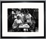 The Three Stooges Framed Art Print by Silver Screen Stars