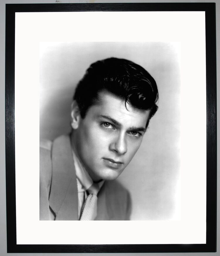 Tony Curtis Framed Art Print by Silver Screen Stars