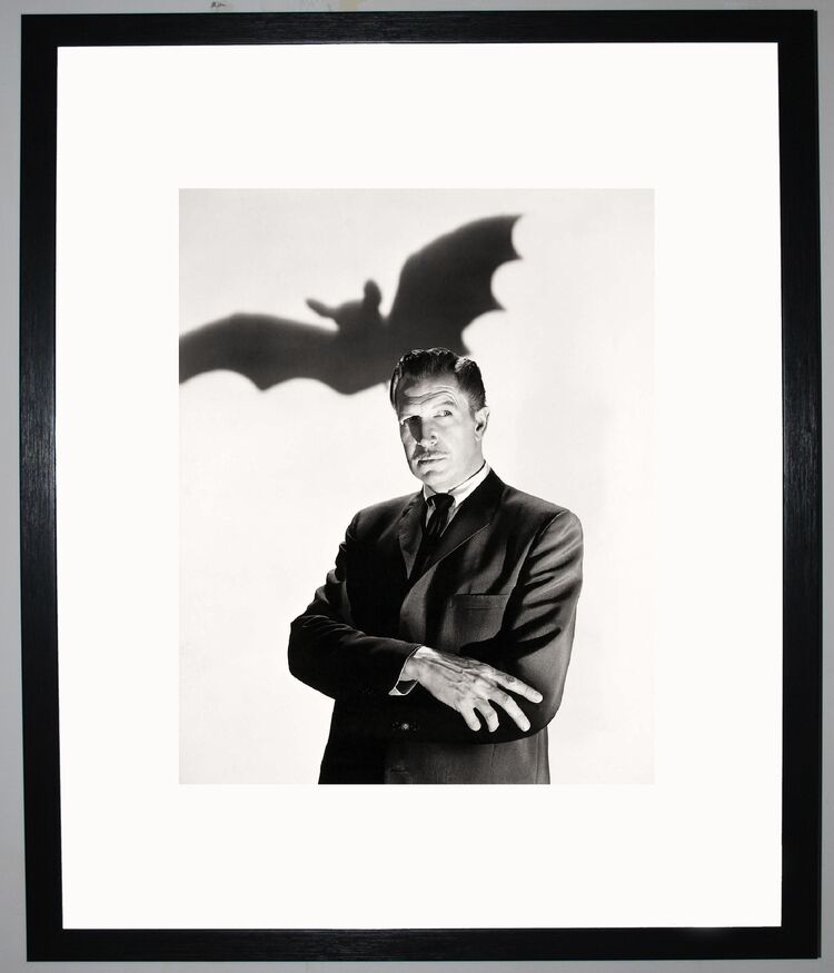 Vincent Price Framed Art Print by Silver Screen Stars