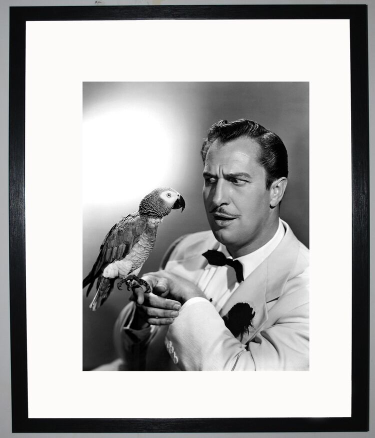 Vincent Price Framed Art Print by Silver Screen Stars