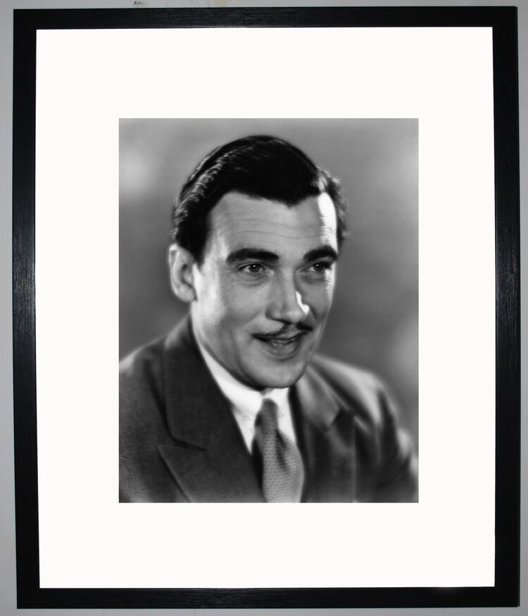Walter Pidgeon Framed Art Print by Silver Screen Stars