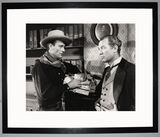 John Wayne and Ward Bond Framed Art Print by Silver Screen Stars