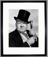 WC Fields Framed Art Print by Silver Screen Stars