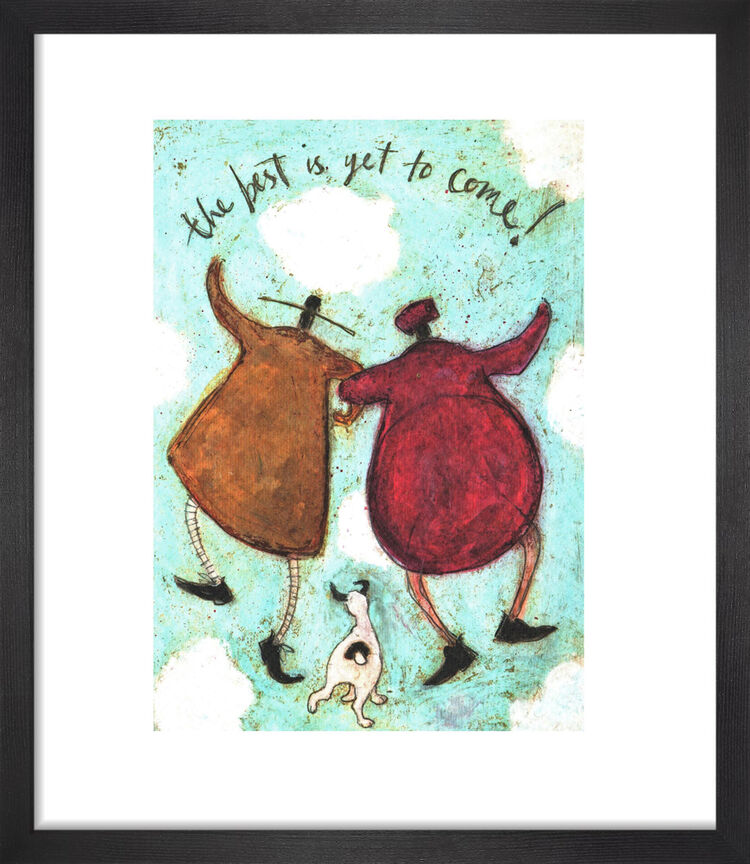 The best is yet to come Framed Art Print by Sam Toft