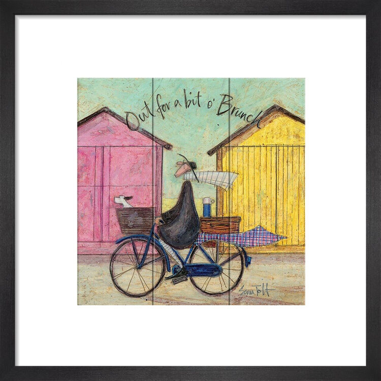 Out for a bit o' Brunch Framed Art Print by Sam Toft