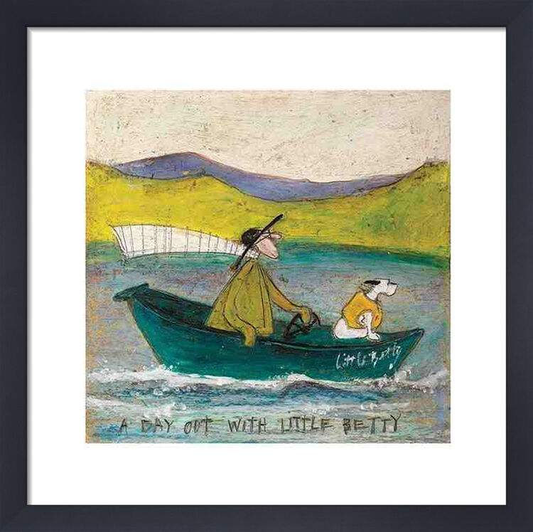 A day out with little Betty Framed Art Print by Sam Toft