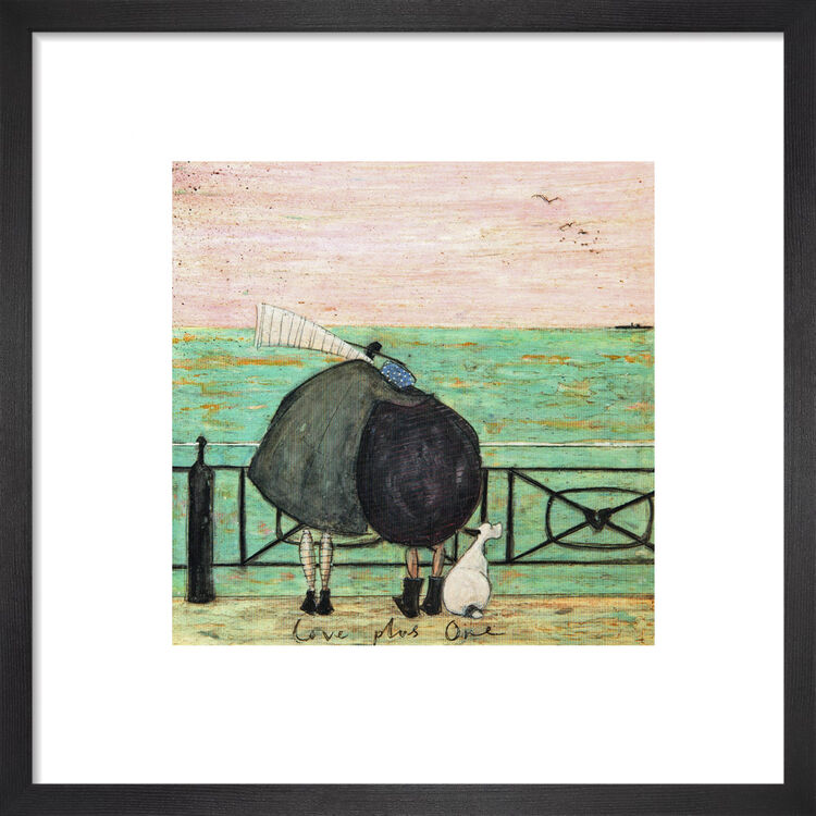 Love plus One Framed Art Print by Sam Toft
