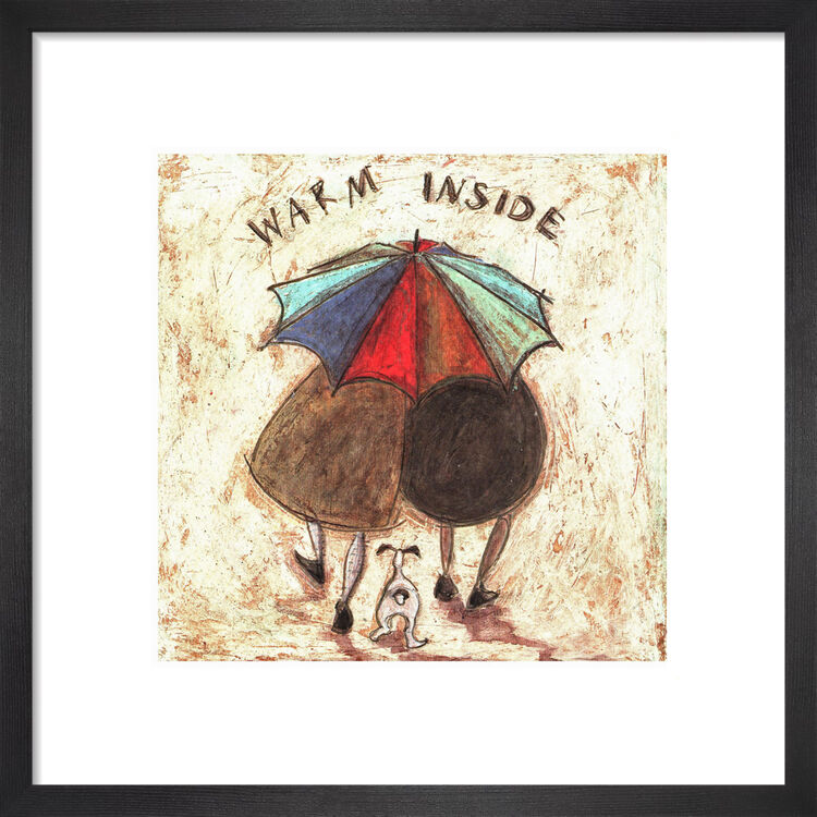 Warm Inside Framed Art Print by Sam Toft