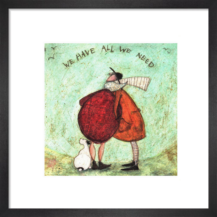 We have all we need Framed Art Print by Sam Toft