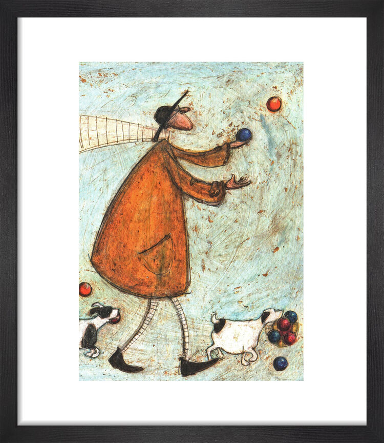 Happy days are here again Framed Art Print by Sam Toft
