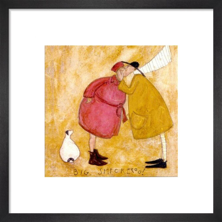 Big Smackeroo Framed Art Print by Sam Toft