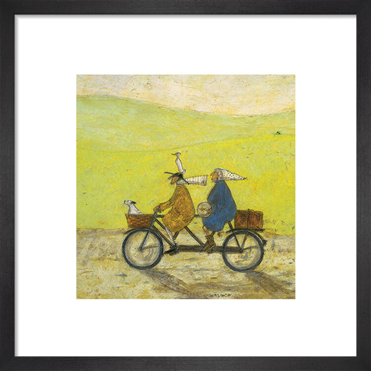 A Grand Day Out Framed Art Print by Sam Toft