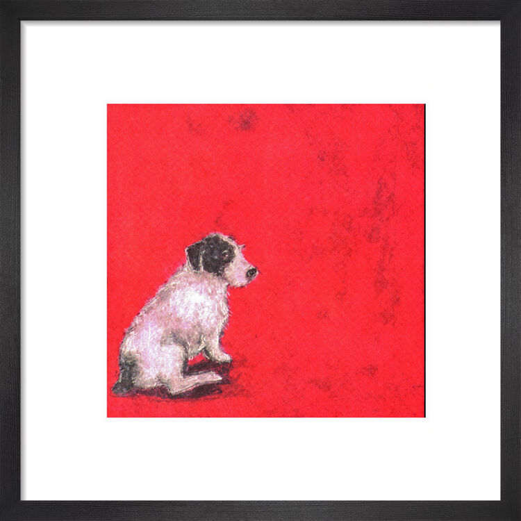 Long time till dinner Framed Art Print by Sam Toft