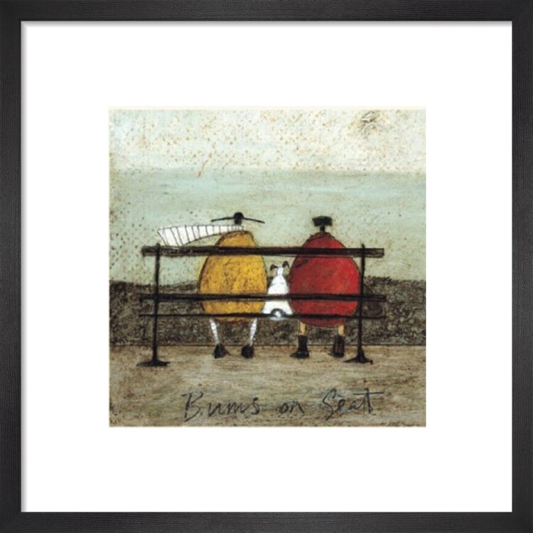 Bums on Seats Framed Art Print by Sam Toft