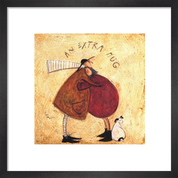 An Extra Hug Framed Art Print by Sam Toft